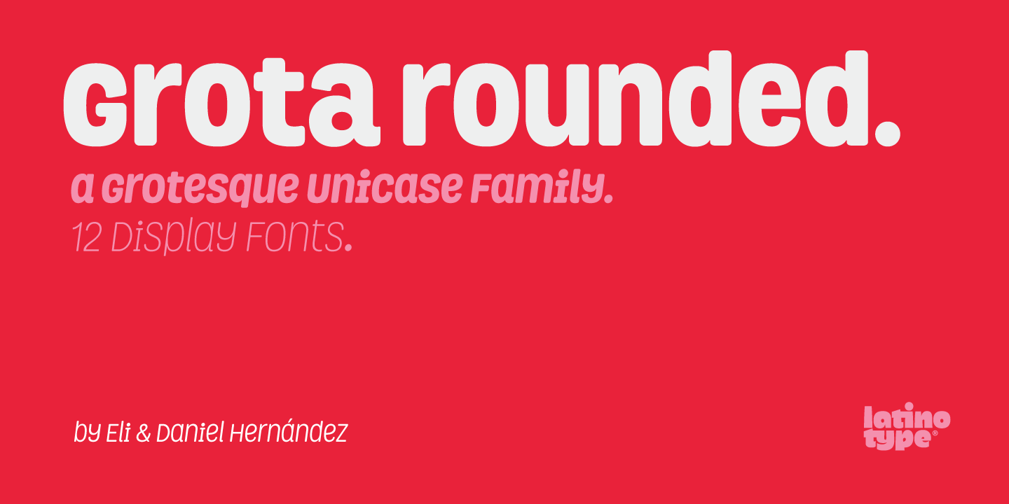 Font Grota Rounded